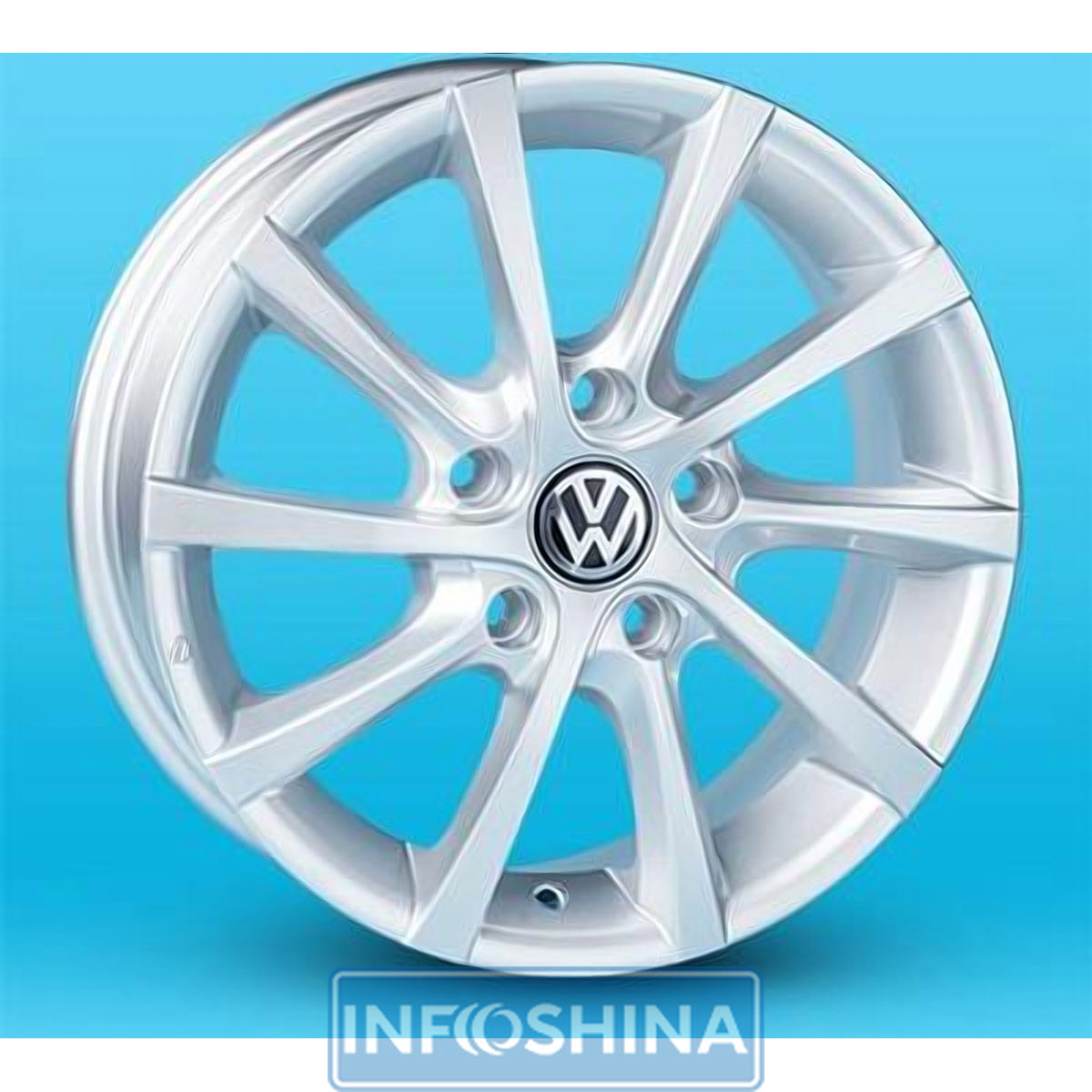 Купить диски Replica Volkswagen JT-1263 S R16 W6.5 PCD5x112 ET45 DIA57.1