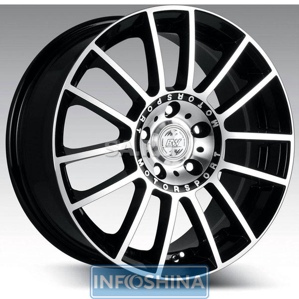 RS Tuning H-408 BKFP R15 W6.5 PCD5x112 ET38 DIA66.6