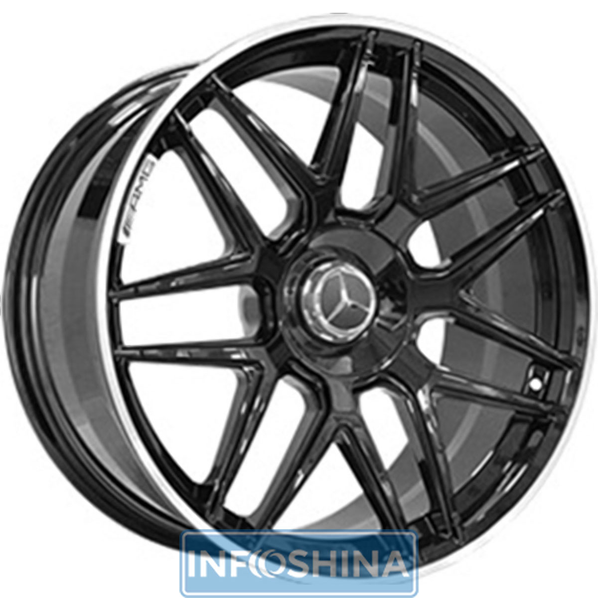 Replica Forged MR1039 Gloss Black With Strip