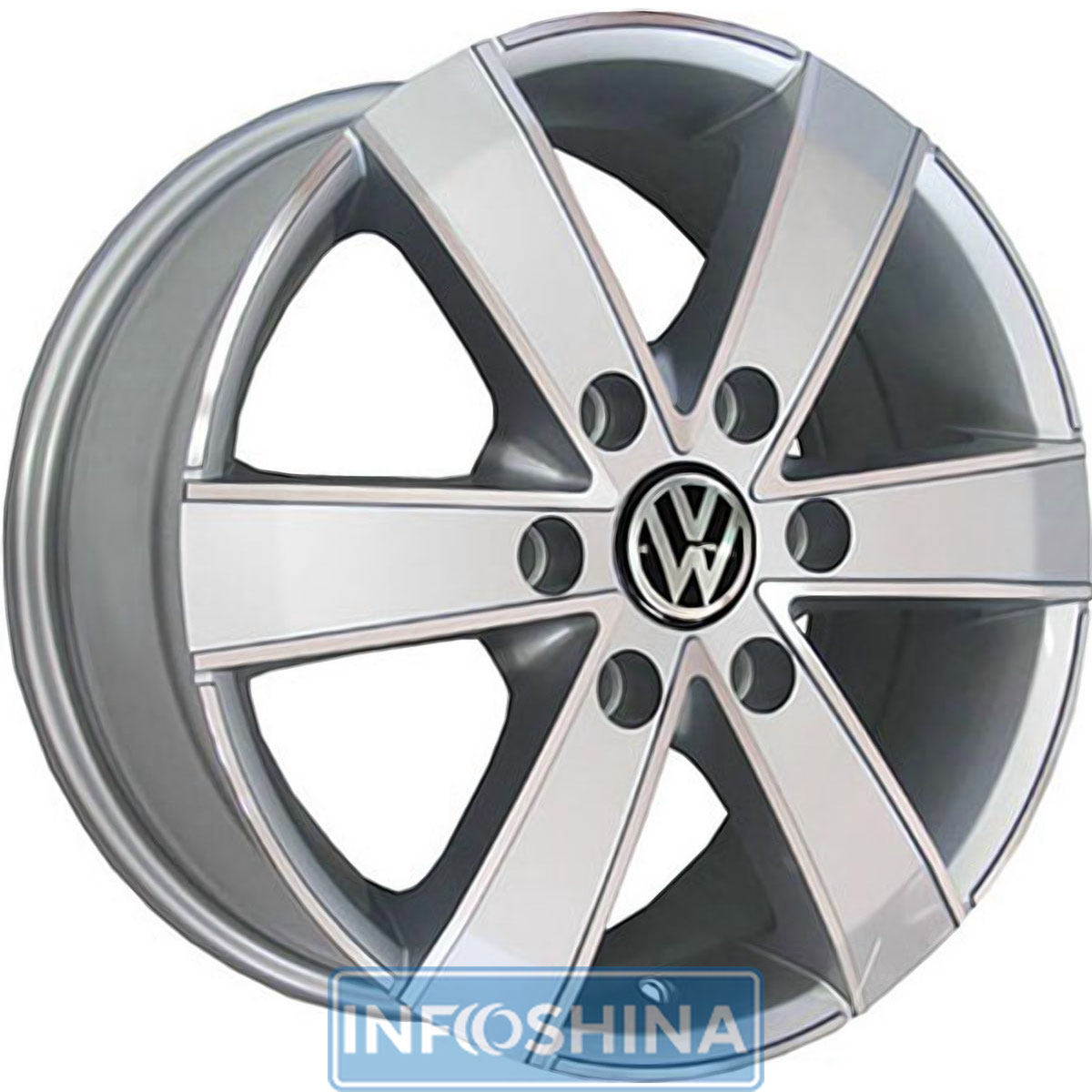 Купить диски Replica Volkswagen BK474 S R16 W7 PCD6x130 ET60 DIA84.1