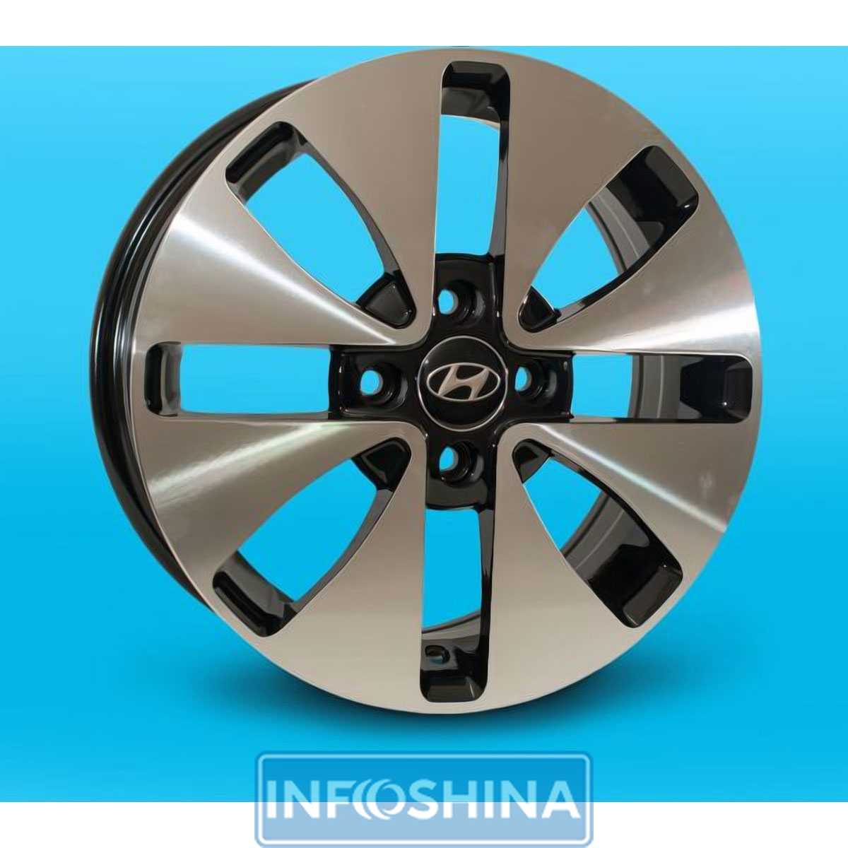 Купить диски Replica Hyundai GT 808 BM R15 W6 PCD4x100 ET45 DIA54.1