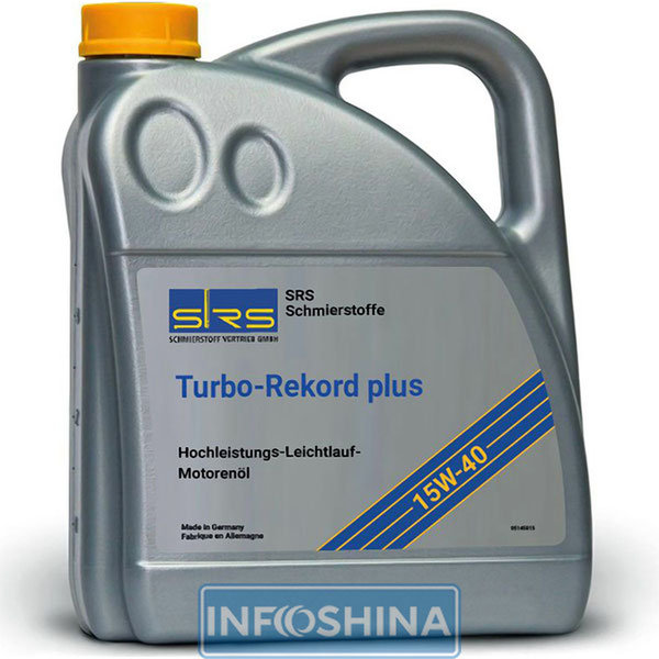SRS Turbo-Rekord plus 15W-40 (4л)