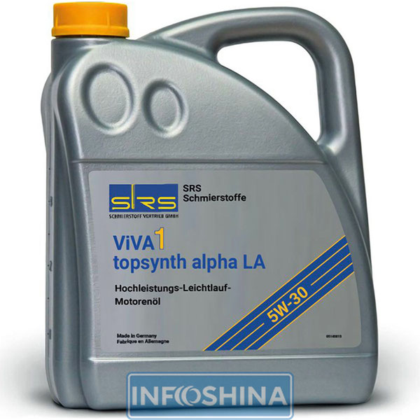 SRS ViVA 1 topsynth alpha LA 5W-30 (4л)