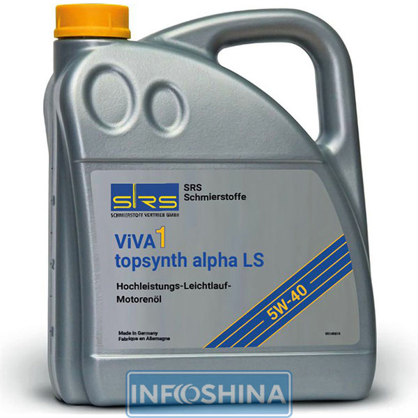 SRS ViVA 1 topsynth alpha LS 5W-40 (4л)