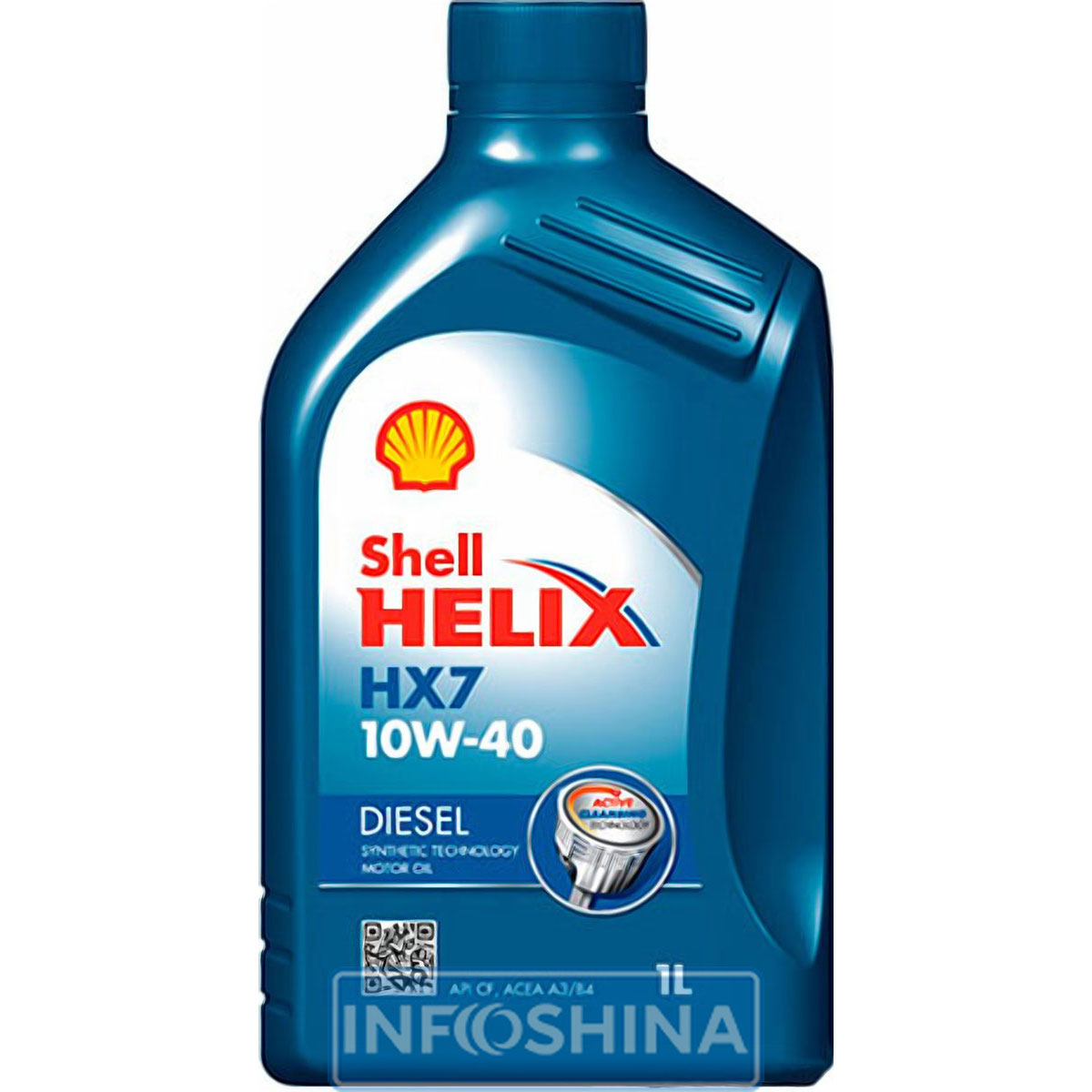 Купить масло Shell Helix Diesel HX7 10W-40 (1л)