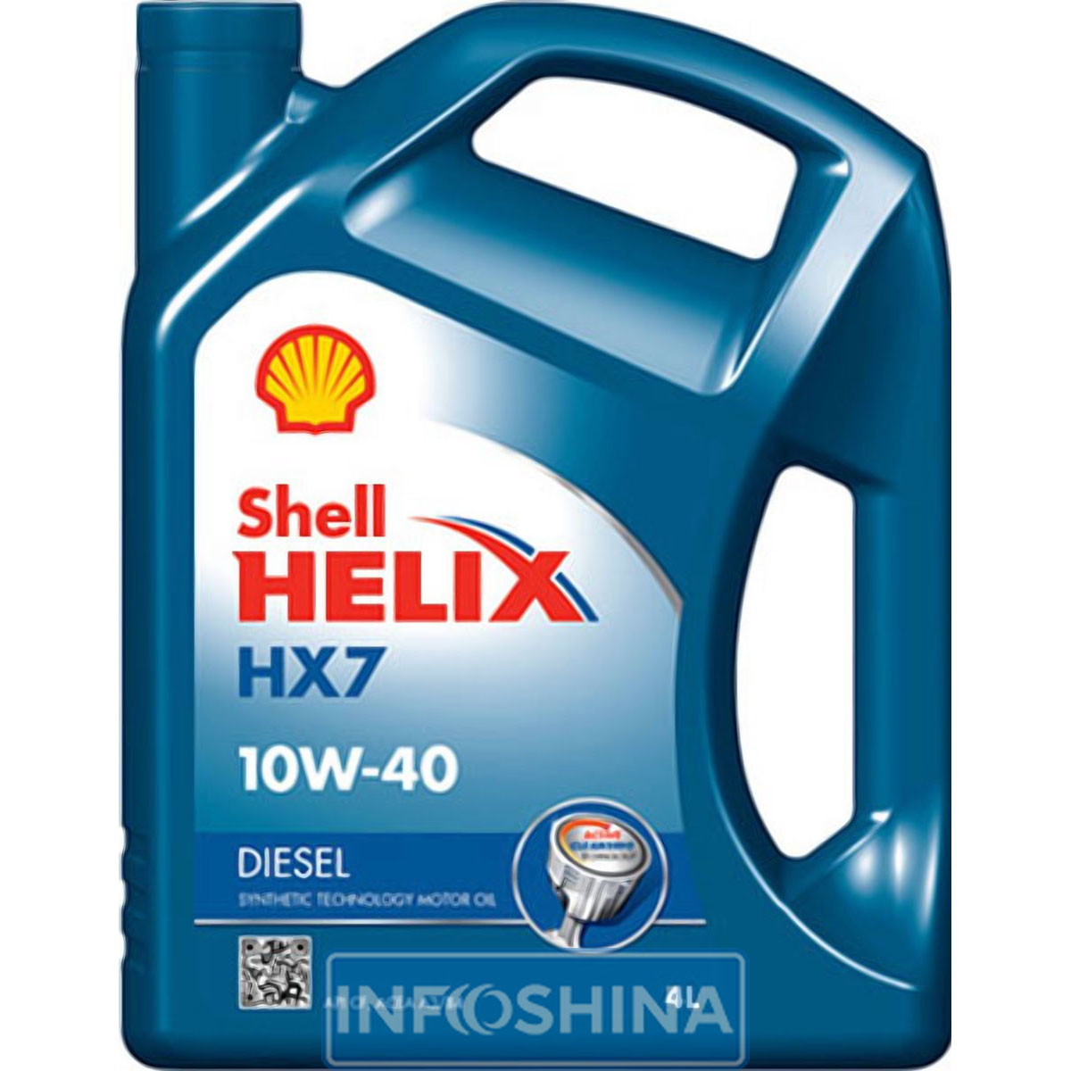 Купить масло Shell Helix Diesel HX7 10W-40 (4л)