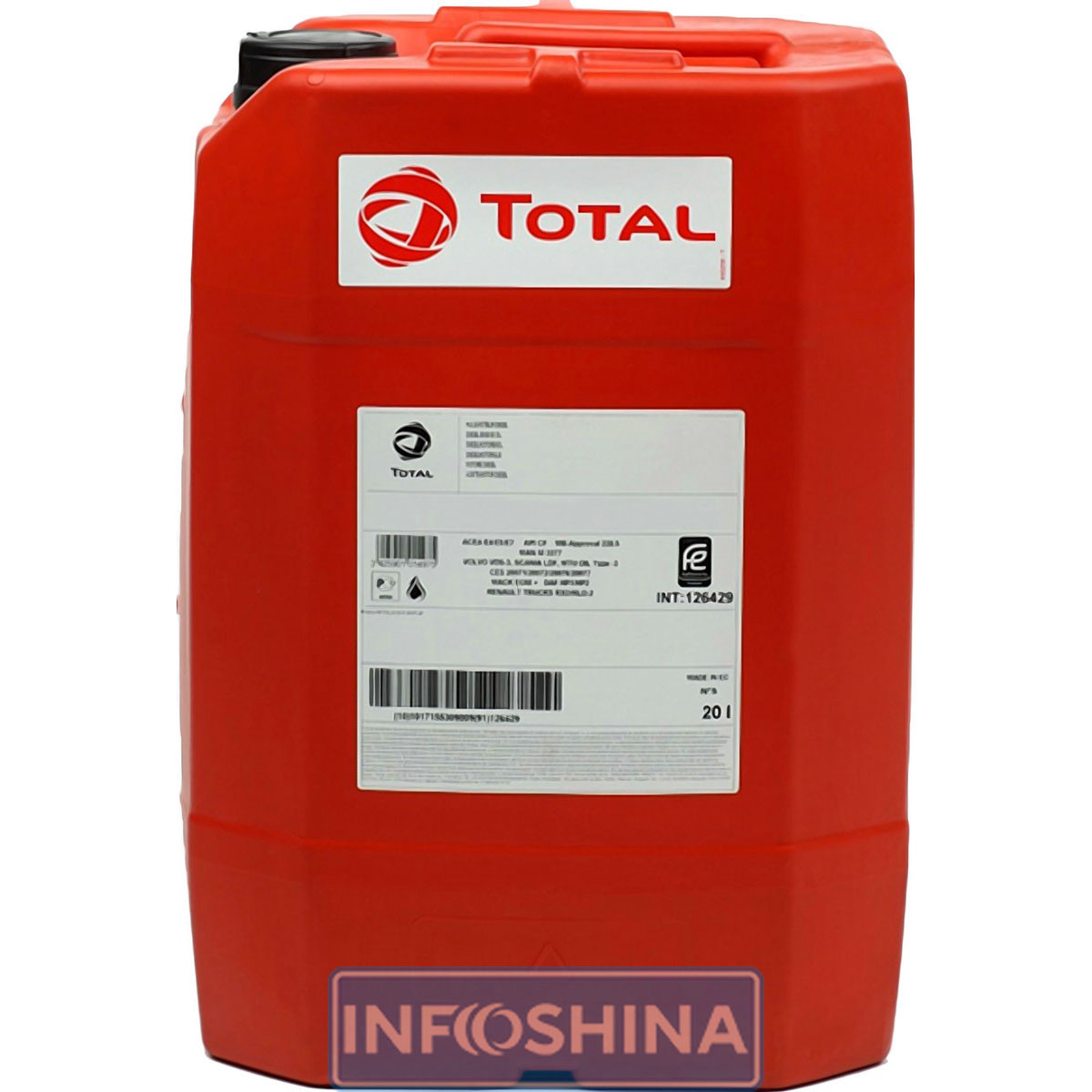 Купить масло Total Rubia Works 1000 15W-40 (20л)