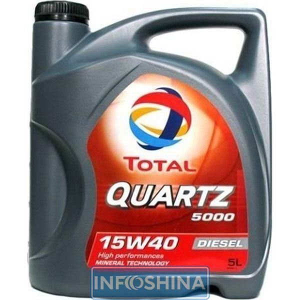 Total Quartz 5000 Diesel 15W-40 (5л)
