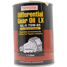 Купить масло Toyota Differential Gear Oil LX 75W-85 GL-5 (1л)
