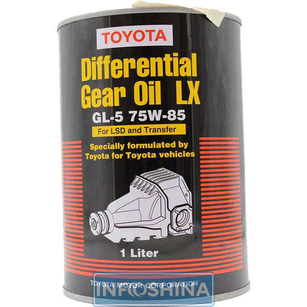 Toyota Differential Gear Oil LX 75W-85 GL-5 (1л)