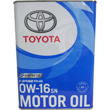 Купити масло Toyota Motor Oil 0W-16 SN (4л)