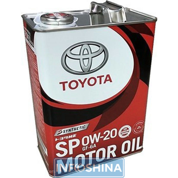 Toyota Synthetic Motor Oil 0W-20 SP/GF-6A (1л)