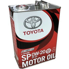 Купить масло Toyota Synthetic Motor Oil 0W-20 SP/GF-6A (4л)