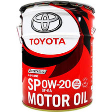 Toyota Synthetic Motor Oil 0W-20 SP/GF-6A