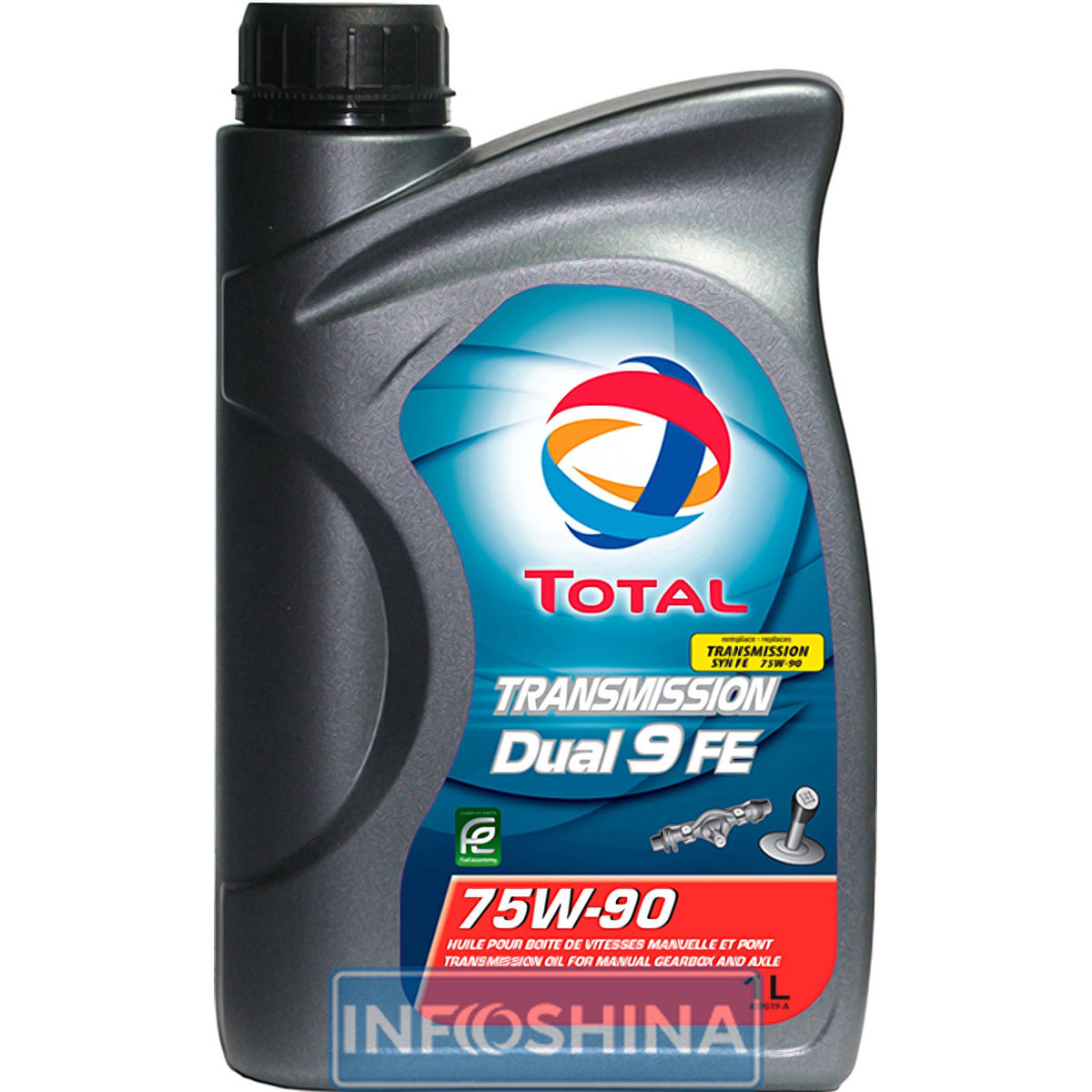 Купить масло Total Transmission Dual 9 FE 75W-90 (1л)