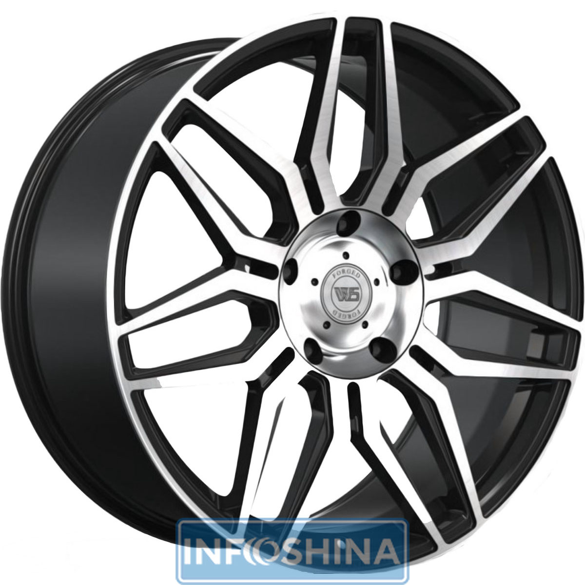 Купить диски Vissol Forged WS2127 Matte Black With Machined Face