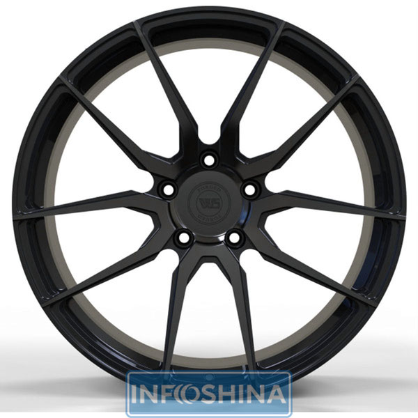 WS Forged WS1253B Gloss Black With Dark Machined Face R21 W10 PCD5x130 ET50 DIA71.6