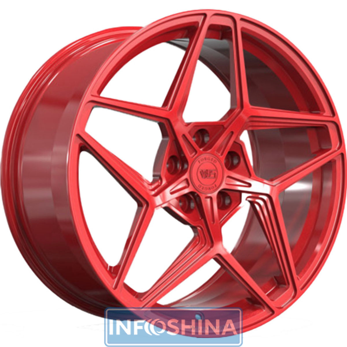 Купити диски WS Forged WS2125 Gloss Red R19 W9 PCD5x114.3 ET45 DIA70.5