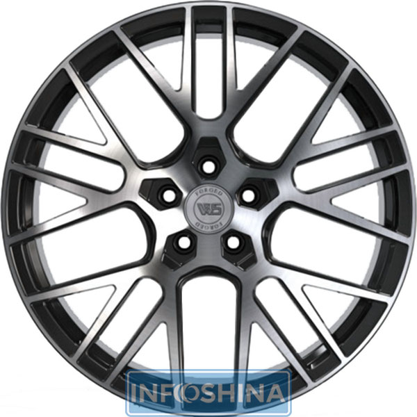 WS Forged WS2106 Gloss Black With Machined Face R20 W10.5 PCD5x114.3 ET45 DIA70.5