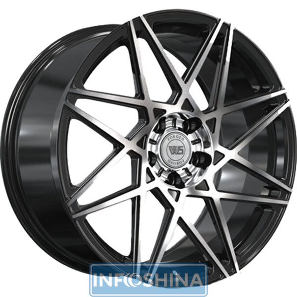 WS Forged WS2107 Gloss Black With Machined Face R19 W9 PCD5x114.3 ET45 DIA70.5