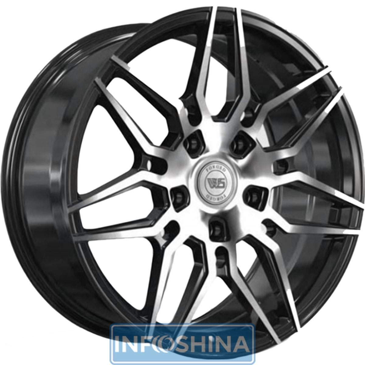 Купити диски WS Forged WS2110 Gloss Black With Machined Face R20 W9 PCD5x150 ET45 DIA110.1