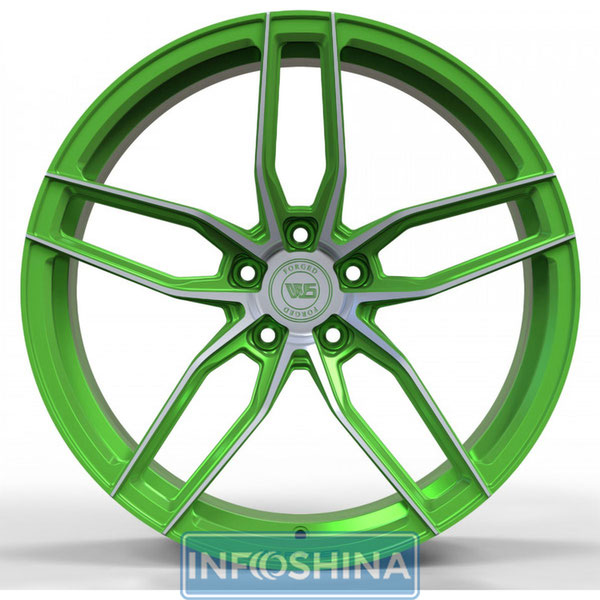 WS Forged WS1250 Matte Green With Machined Face R20 W9.5 PCD5x115 ET18 DIA71.6