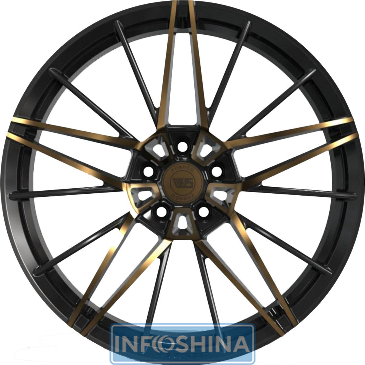 WS Forged WS2124 Gloss Black With Matte Bronze Face