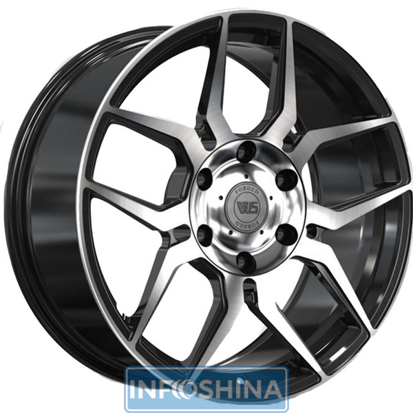 WS Forged WS2126 Gloss Black With Machined Face R18 W8 PCD6x139.7 ET20 DIA106.1
