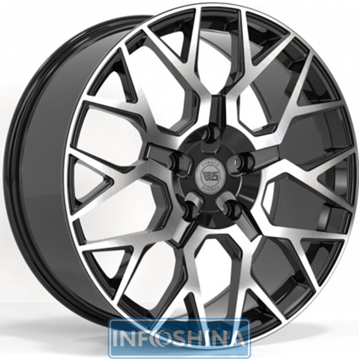 Купити диски WS Forged WS2165 Gloss Black With Dark Machined Face R22 W9 PCD5x150 ET45 DIA110.1