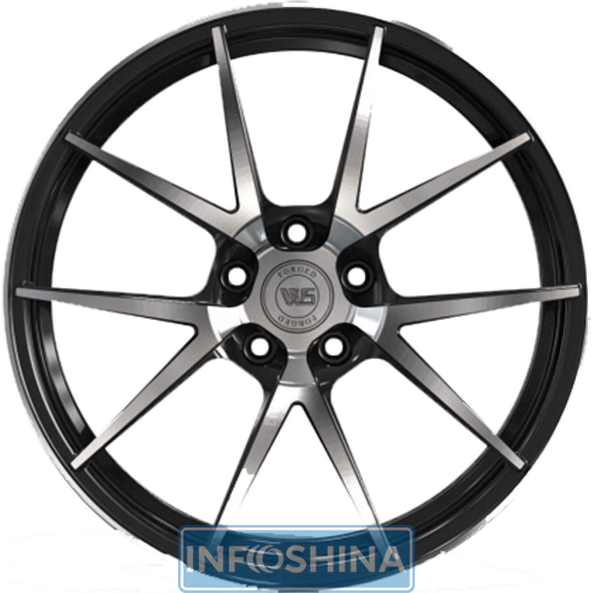 Купить диски WS Forged WS2259 Gloss Black With Machined Face R19 W8 PCD5x114.3 ET45 DIA67.1