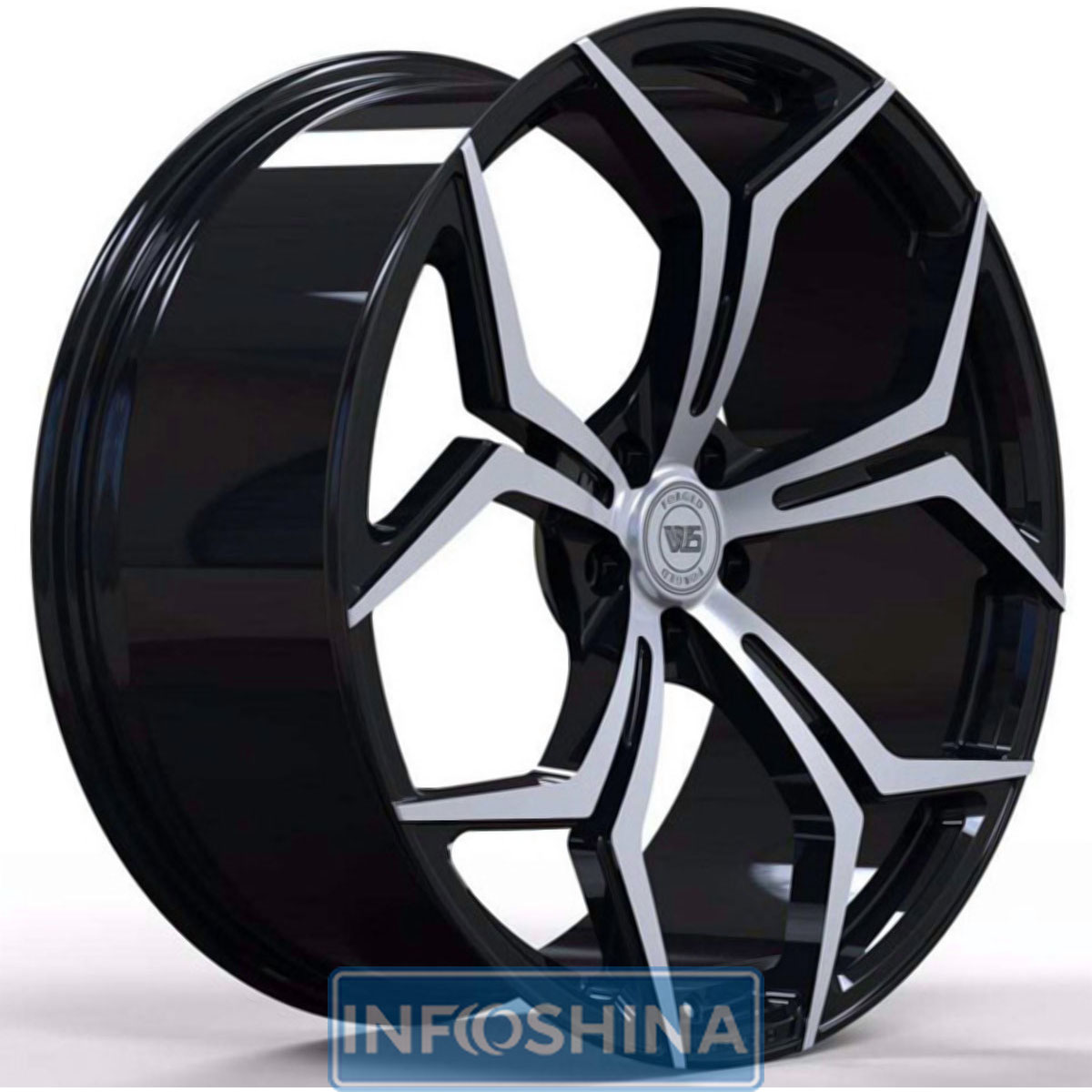 Купити диски WS Forged WS428B Gloss Black With Machined Face