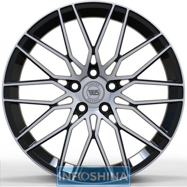 WS Forged WS594C Gloss Black With Machined Face R19 W8 PCD5x114.3 ET50 DIA60.1