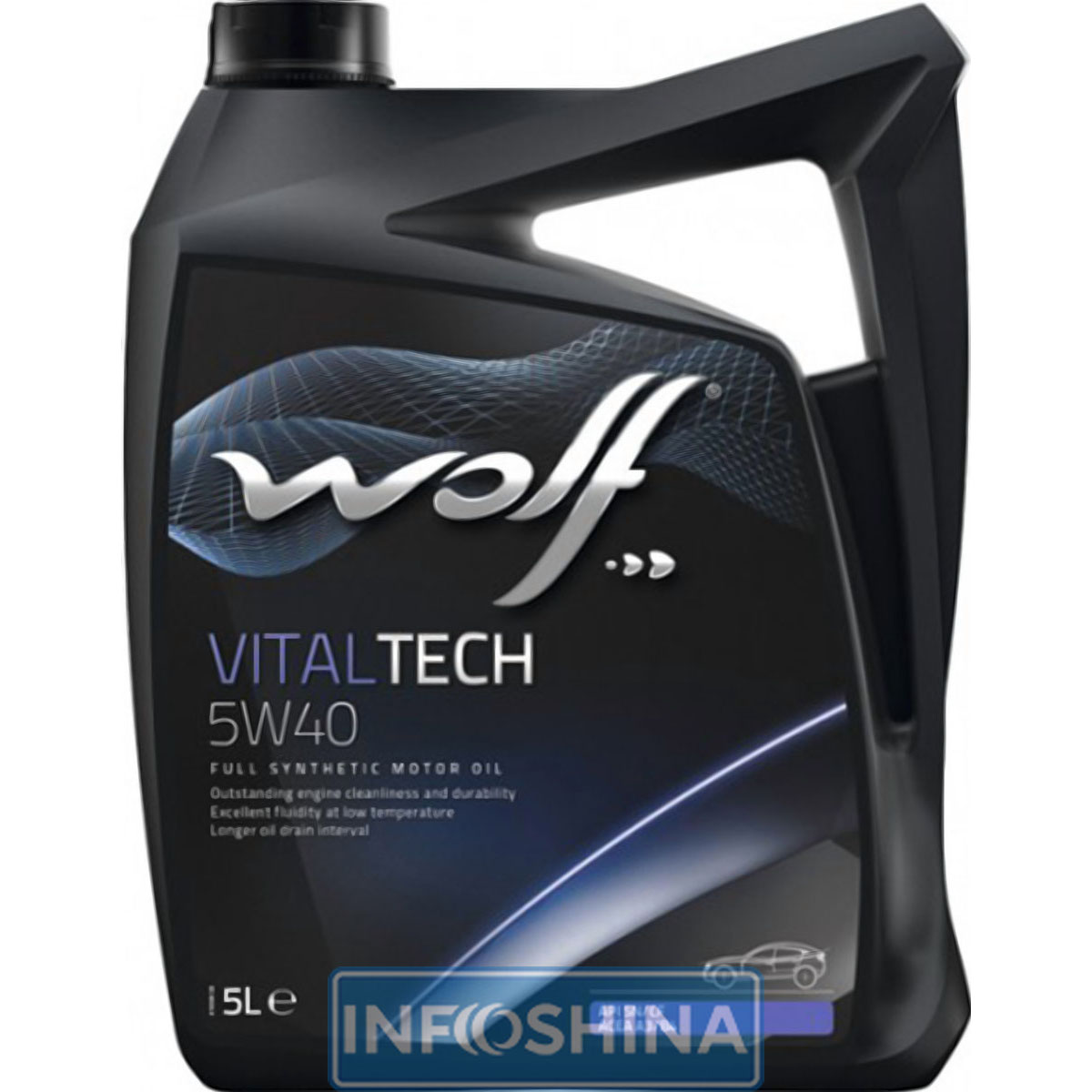 Купить масло Wolf Vitaltech 5W-40 (5л)