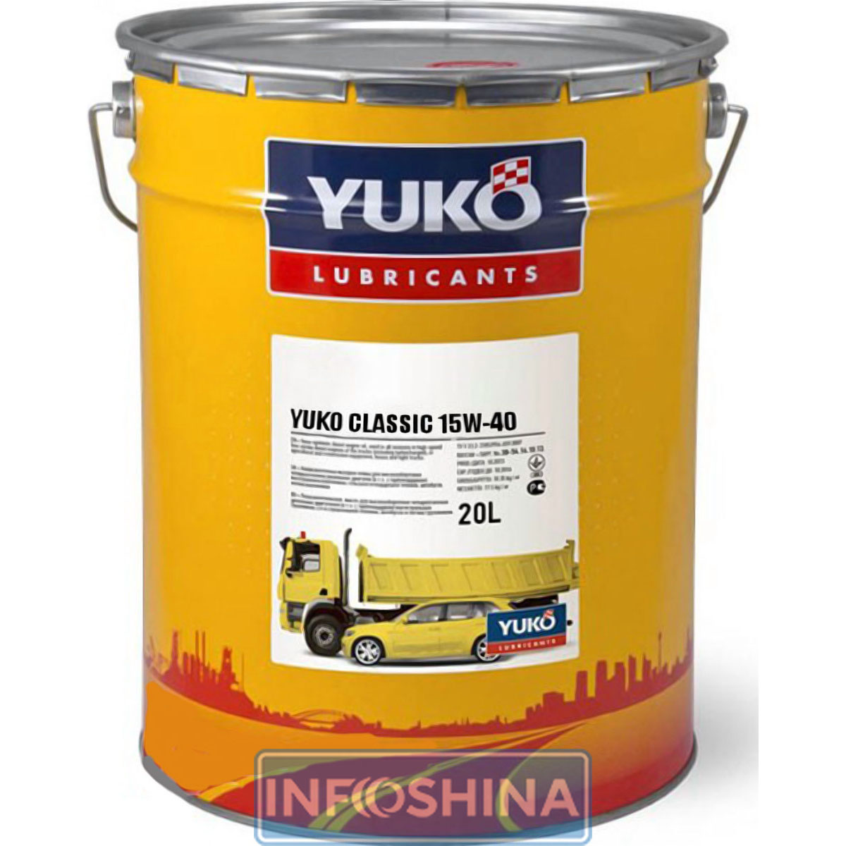Купить масло Yuko Classic 15W-40 (20л)