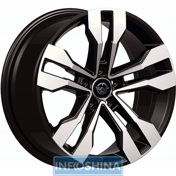 Купити диски WSP Italy Volkswagen WD008 Tenerife Glossy Black Polished R17 W7.5 PCD5x112 ET40 DIA57.1