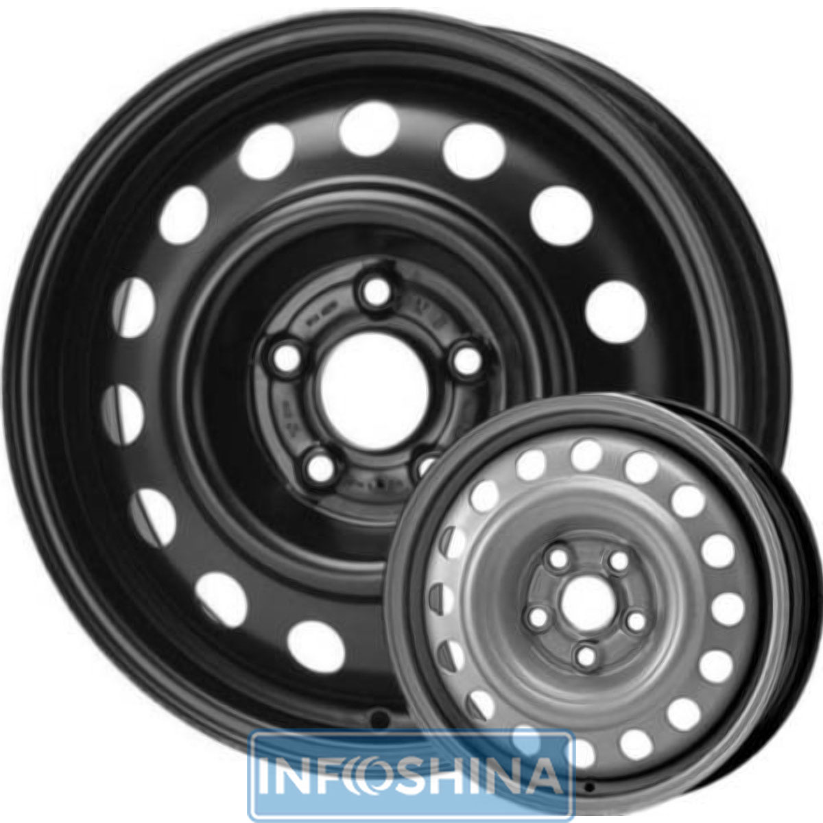 Купити диски Steel Wheels YA-735 B R16 W6.5 PCD5x114.3 ET55 DIA64