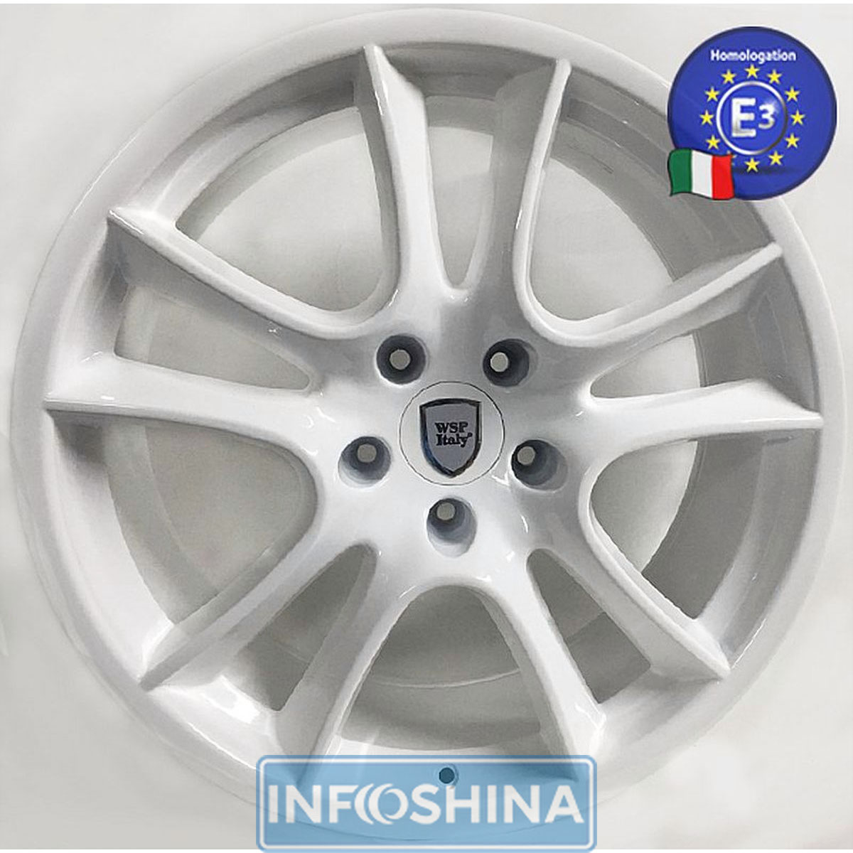 Купити диски WSP Italy Porsche (W1051) Tornado White R21 W10 PCD5x130 ET50 DIA71.6